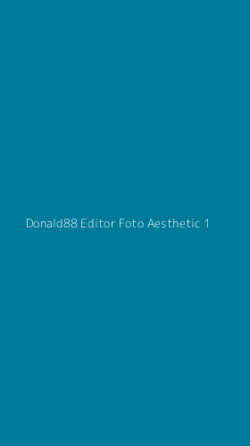 Tampilan Antarmuka Aplikasi Donald88 Editor Foto Aesthetic - 1