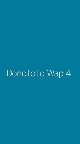 Tampilan Antarmuka Aplikasi Donototo Wap - 4