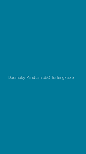 Tampilan Antarmuka Aplikasi Dorahoky Panduan Seo Terlengkap - 3