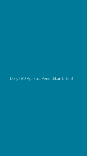 Tampilan Antarmuka Aplikasi Dory189 Aplikasi Pendidikan Lite - 3