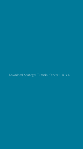 Tampilan Antarmuka Aplikasi Download Acutogel Tutorial Server Linux - 4