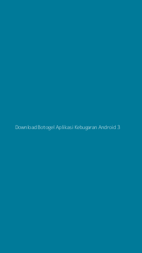 Tampilan Antarmuka Aplikasi Download Botogel Aplikasi Kebugaran Android - 3