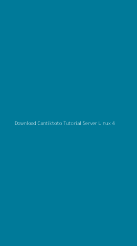Tampilan Antarmuka Aplikasi Download Cantiktoto Tutorial Server Linux - 4