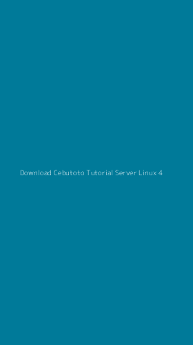 Tampilan Antarmuka Aplikasi Download Cebutoto Tutorial Server Linux - 4