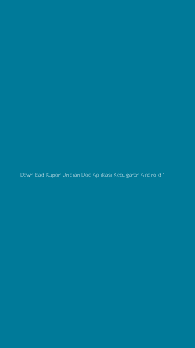 Tampilan Antarmuka Aplikasi Download Kupon Undian Doc Aplikasi Kebugaran Android - 1