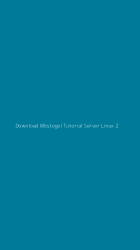 Tampilan Antarmuka Aplikasi Download Mbstogel Tutorial Server Linux - 2