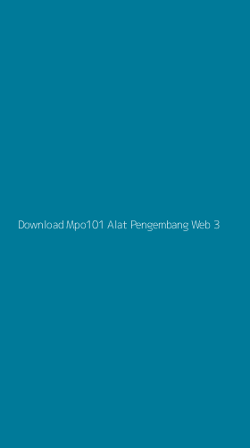 Tampilan Antarmuka Aplikasi Download Mpo101 Alat Pengembang Web - 3