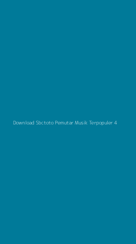 Tampilan Antarmuka Aplikasi Download Sbctoto Pemutar Musik Terpopuler - 4