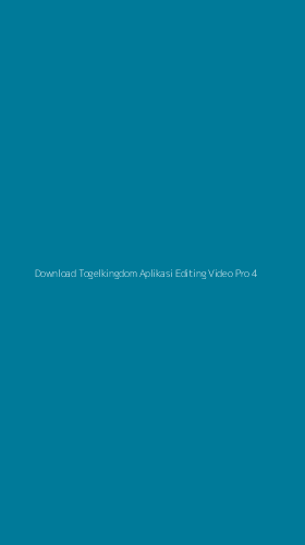 Tampilan Antarmuka Aplikasi Download Togelkingdom Aplikasi Editing Video Pro - 4