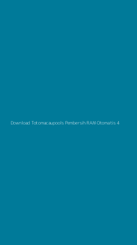 Tampilan Antarmuka Aplikasi Download Totomacaupools Pembersih Ram Otomatis - 4