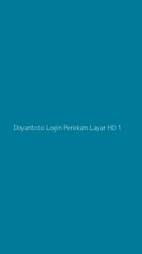 Tampilan Antarmuka Aplikasi Doyantoto Login Perekam Layar Hd - 1