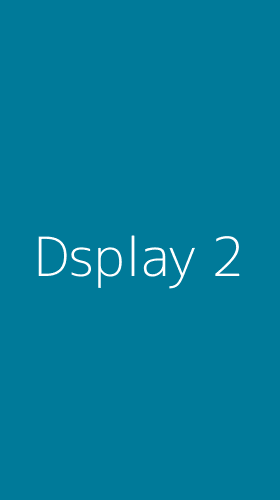 Tampilan Antarmuka Aplikasi Dsplay - 2