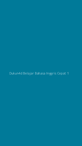 Tampilan Antarmuka Aplikasi Dukun4d Belajar Bahasa Inggris Cepat - 1