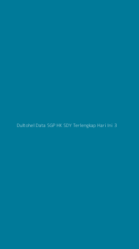 Tampilan Antarmuka Aplikasi Dultohel Data Sgp Hk Sdy Terlengkap Hari Ini - 3