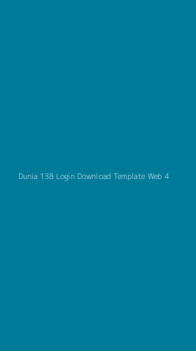 Tampilan Antarmuka Aplikasi Dunia 138 Login Download Template Web - 4