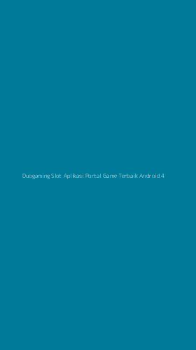 Tampilan Antarmuka Aplikasi Duogaming Slot Aplikasi Portal Game Terbaik Android - 4