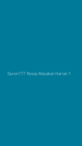 Tampilan Antarmuka Aplikasi Duren777 Resep Masakan Harian - 1