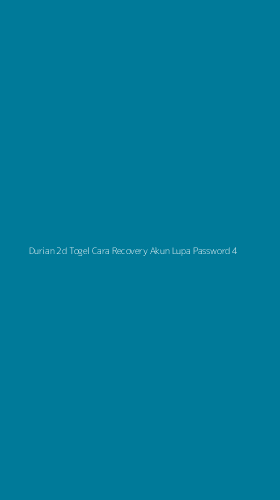 Tampilan Antarmuka Aplikasi Durian 2d Togel Cara Recovery Akun Lupa Password - 4