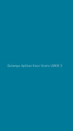 Tampilan Antarmuka Aplikasi Dutampo Aplikasi Kasir Gratis Umkm - 3