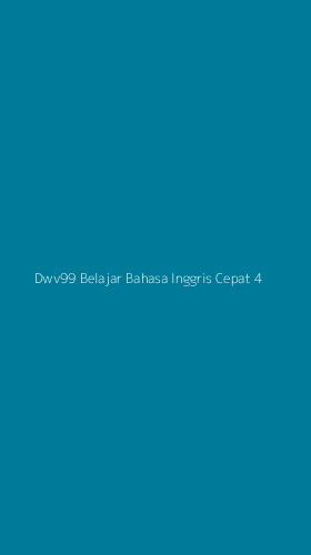 Tampilan Antarmuka Aplikasi Dwv99 Belajar Bahasa Inggris Cepat - 4