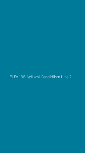 Tampilan Antarmuka Aplikasi Elfa138 Aplikasi Pendidikan Lite - 2