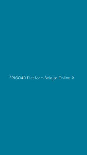 Tampilan Antarmuka Aplikasi Erigo4d Platform Belajar Online - 2