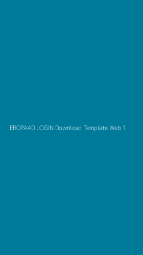 Tampilan Antarmuka Aplikasi Eropa4d Login Download Template Web - 1