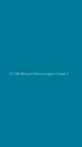 Tampilan Antarmuka Aplikasi Ez168 Belajar Bahasa Inggris Cepat - 1