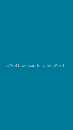 Tampilan Antarmuka Aplikasi Ez168 Download Template Web - 4