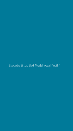 Tampilan Antarmuka Aplikasi Ekototo Situs Slot Modal Awal Kecil - 4