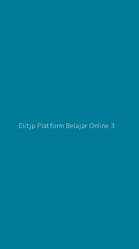 Tampilan Antarmuka Aplikasi Elitjp Platform Belajar Online - 3