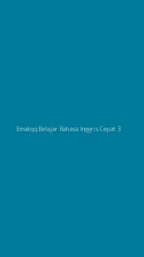 Tampilan Antarmuka Aplikasi Emakqq Belajar Bahasa Inggris Cepat - 3