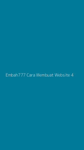 Tampilan Antarmuka Aplikasi Embah777 Cara Membuat Website - 4