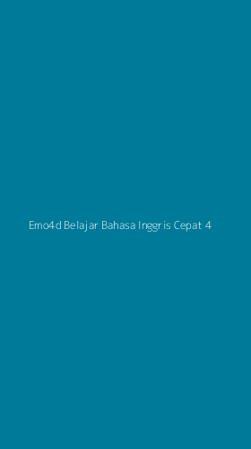 Tampilan Antarmuka Aplikasi Emo4d Belajar Bahasa Inggris Cepat - 4