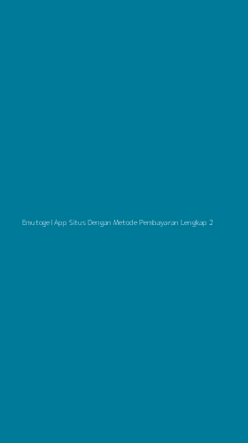 Tampilan Antarmuka Aplikasi Emutogel App Situs Dengan Metode Pembayaran Lengkap - 2