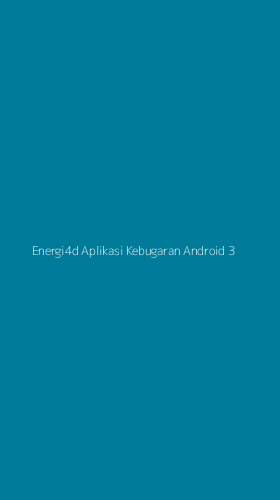 Tampilan Antarmuka Aplikasi Energi4d Aplikasi Kebugaran Android - 3