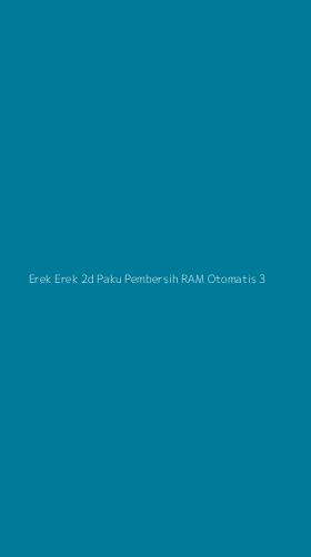 Tampilan Antarmuka Aplikasi Erek Erek 2d Paku Pembersih Ram Otomatis - 3