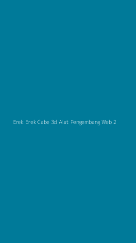 Tampilan Antarmuka Aplikasi Erek Erek Cabe 3d Alat Pengembang Web - 2