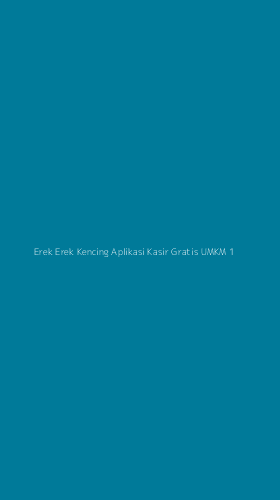 Tampilan Antarmuka Aplikasi Erek Erek Kencing Aplikasi Kasir Gratis Umkm - 1