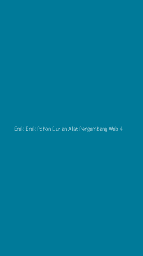 Tampilan Antarmuka Aplikasi Erek Erek Pohon Durian Alat Pengembang Web - 4