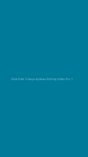 Tampilan Antarmuka Aplikasi Erek Erek Srikaya Aplikasi Editing Video Pro - 1