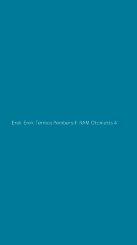 Tampilan Antarmuka Aplikasi Erek Erek Termos Pembersih Ram Otomatis - 4