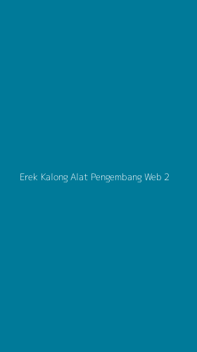 Tampilan Antarmuka Aplikasi Erek Kalong Alat Pengembang Web - 2