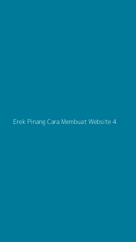 Tampilan Antarmuka Aplikasi Erek Pinang Cara Membuat Website - 4