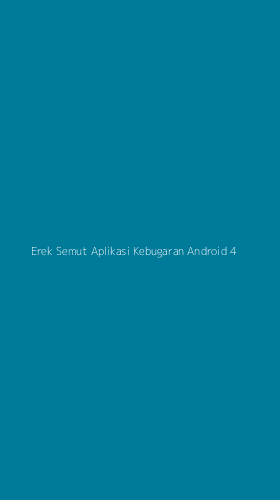 Tampilan Antarmuka Aplikasi Erek Semut Aplikasi Kebugaran Android - 4