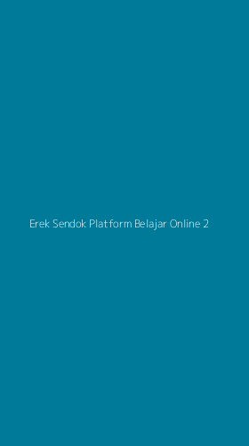 Tampilan Antarmuka Aplikasi Erek Sendok Platform Belajar Online - 2