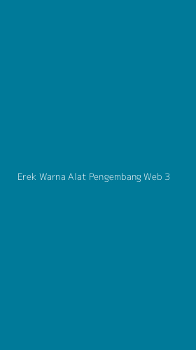 Tampilan Antarmuka Aplikasi Erek Warna Alat Pengembang Web - 3