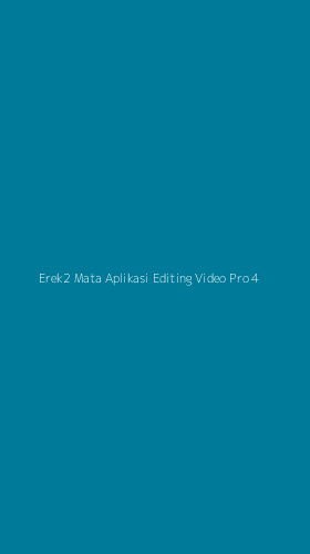 Tampilan Antarmuka Aplikasi Erek2 Mata Aplikasi Editing Video Pro - 4
