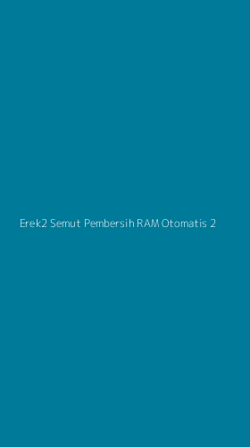 Tampilan Antarmuka Aplikasi Erek2 Semut Pembersih Ram Otomatis - 2