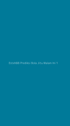 Tampilan Antarmuka Aplikasi Esteh88 Prediksi Bola Jitu Malam Ini - 1